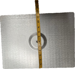 Flat metal stand for plastic full body mannequins (no plastic parts )