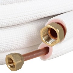 50FT Mini Split Line Set 3/8″ & 5/8″ Install Kit For Mini Split Heat Pump System