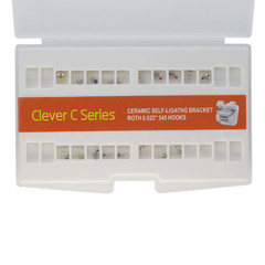 Orthodontic Self-ligating Brackets Ceramic Metal Braces Empower Clear Roth MBT
