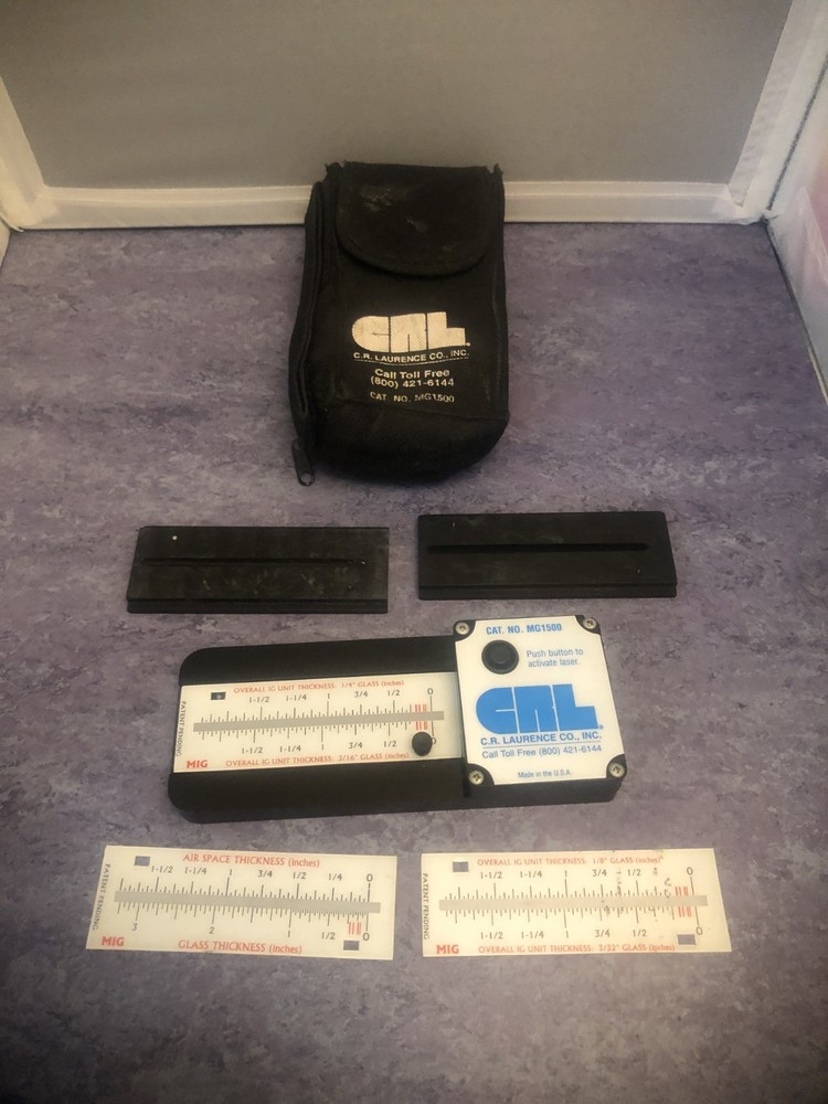 C.R. Laurence (CRL) MG1500 Fractional Inch Laser with Case