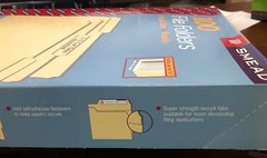 Smead 1/3 Cut Assorted Position 100 File Folders, One-Ply Top Tab, Legal, Manila