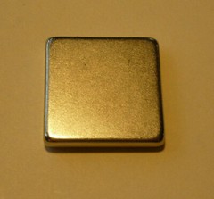 Neodymium Block Magnets (6 Pk) 3/4 inch x 3/4 x 1/8 Thick – Higher N48 Power