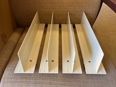 Case of 25 Siffron Sure-Set Center Divider Assembly for Spring Pushers Beige