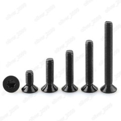 Black 316 Stainless Steel Torx Socket Countersunk Head Screws M3 M4 M5 M6 M8