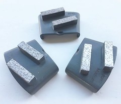 New 9PK 30/40 Medium Bond HTC Quick Change Diamond Floor Grinding Segments