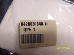 PISTION RING SEALS 8.500 X .625, 04288B1840-11, BANTAM/LORAIN, N.O.S.