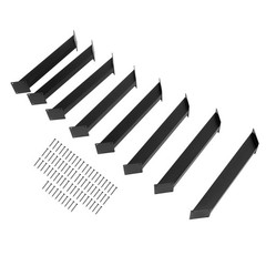 8 Pcs Heavy Duty 45 Degree Angle Support Bracket Pergola Kit for 4”x4” Wood