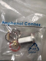 AMPHENOL 172138, N Type Connector Jack, Female Socket 50 Ohms Panel Mount (x6)