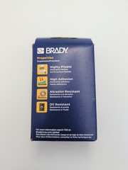 Brady M21-750-499 Adhesive Multi-Purpose Nylon Labels w/ Ribbon