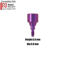 Locator/Healing Abutments for Nobel Biocare Implant NP/RP Platform Closure Cap