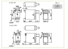( 2pc ) DEC 4 PIN Relay DU1PU 24VDC 16A 250VAC used in microwaves Free shipping