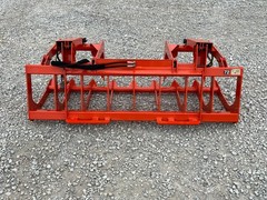 72″ Dual Cylinder Root Grapple Bucket Attachment Fits Kubota Kioti Quick Attach