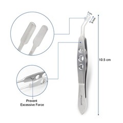 Meibomian Gland Expressor Forceps Set Eyelid Tweezers Kit Ophthalmic Tools 6 Pcs