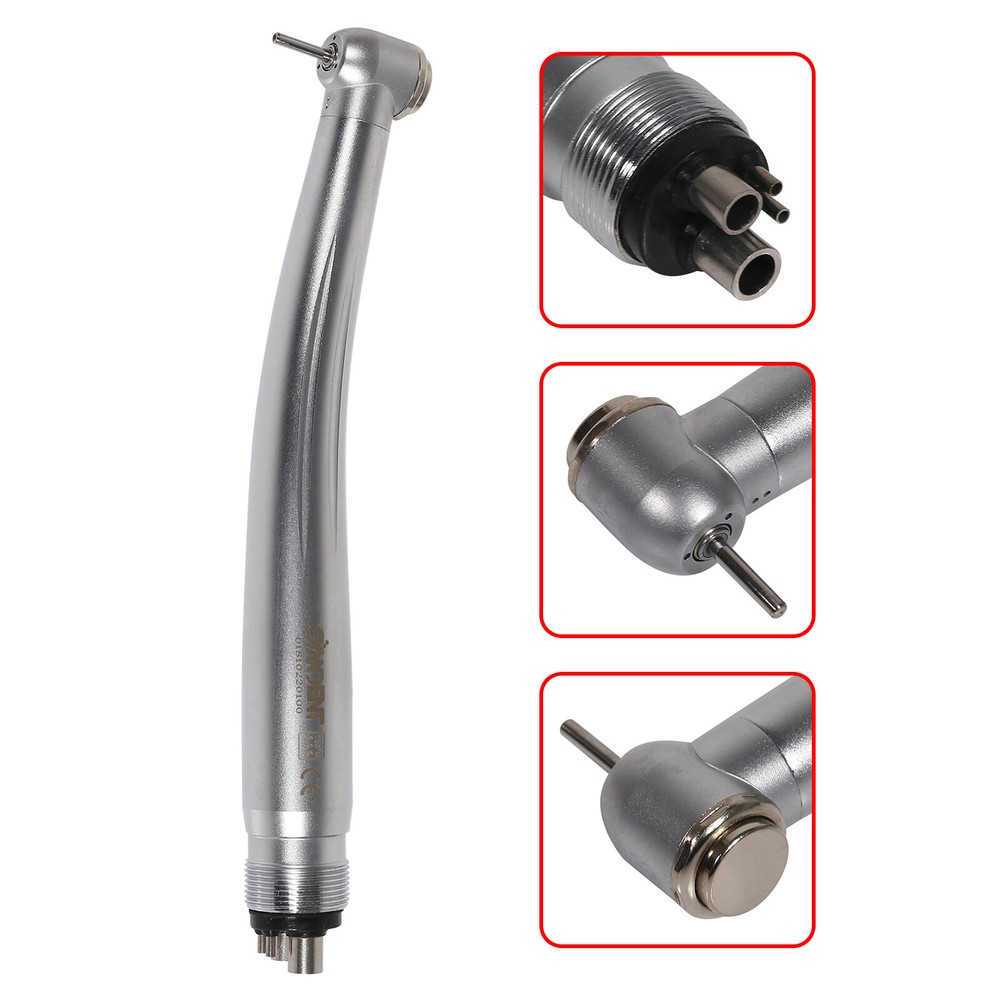 1-5 Dental 45°Degree/Standard Head High Speed Turbine Handpiece 4Hole Fit NSK MD