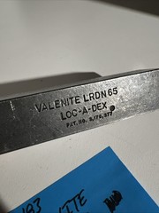 valenite LRDN-65 indexible carbide lathe toolholder 5”OAL 1”Shank Turning Round