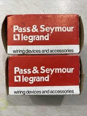 Pass & Seymour 1250-GRY Manual Control 15A 3 Pos. Momentary Contact 120/277VA