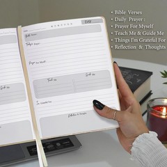 PARIS IN RAIN 180 Days Prayer & Bible Journal for Women,Faith-Based A5, Oat