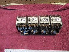 (4) Siemens 3TH80 40-0E Control Relay Contactor