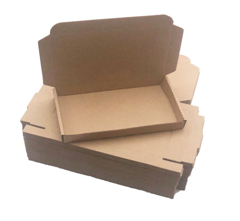 200 – 7 1/2 x 4 1/3 x 1 Brown Corrugated Shipping Mailer Packing Box Boxes