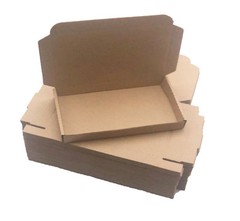 200 – 7 1/2 x 4 1/3 x 1 Brown Corrugated Shipping Mailer Packing Box Boxes