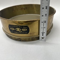 E.H. Sargent #10 12” Brass 0.0787″ USA Standard Testing Sieve 2.0mm /2000µm ASTM