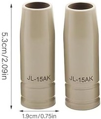 14pcs Mig Welding Nozzle Tips.030″ with Non-Stick Coating; Ceramic Welding Nozz