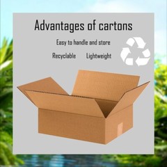 12x10x4 inch Brown Kraft Corrugated Cardboard Home Mailing, Packaging 25/50 Pack