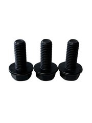 100 pcs M8-1.25×20 Hex Flange Frame Bolt Class 10.9 DIN 6921 Zinc Phosphate Oil