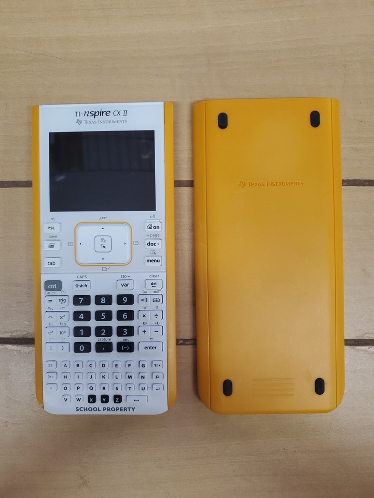 TI-Nspire CX II Calculator, +Battery & Cable, Texas Instruments, School Version