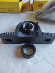 (2) HI-LIGHT # NAP205-16 / 1″, HLU 2 BOLT BEARING UNITS, LOCKING COLLARS.