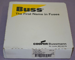 Box of 5 Bussmann FRN-R-100 Fusetron Dual-Element Time Delay Fuse 100A/250V–New