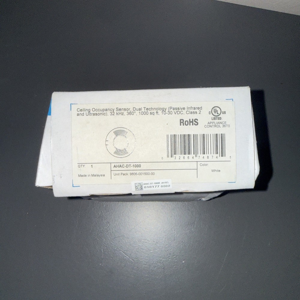 Eaton Wiring Devices AHAC-DT-1000 – Ceiling DT 1000 sq ft – 1EA