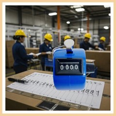 4 Digit Number Dual Clicker Golf Hand Tally Counter all metal Handy Convenient