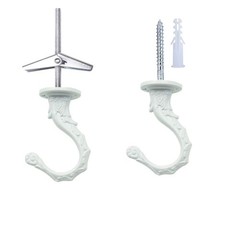 Ceiling Hooks, Heavy Duty Swag Hook 65mm/2.6″ with Screws Bolts and Toggle Wi…