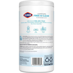 75-Count Free & Clear Compostable All-Purpose Cleaning Wipes