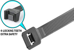 Long Heavy Duty Zip Ties 22 inch with 120 Pounds Tensile Strength Strong UV Resi