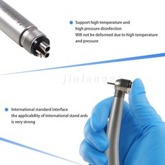 NSK Style Dental High Speed Handpiece Fiber Optic Turbine LED E-generator 4Hole