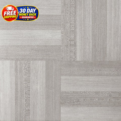 Nexus Self Adhesive 12-Inch Vinyl Floor Tiles, 20 20 Ash Grey Wood