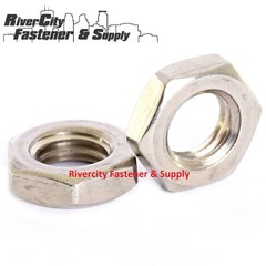 (5) 5/8-11 Hex Jam / Thin / Half Nuts Stainless Steel 5/8×11 Nut 5/8 x 11
