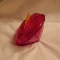 Post-it Pop-up Notes 3M Red Diamond Shape Dispenser for 3×3 Discontinued Rare