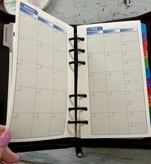 1990s Vintage “Time Planner” w/ Faux Burgundy Leather Ring Binder + New Pages