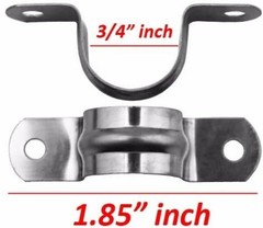 3/4″ Heavy Duty Pipe Tube Hanger with Screws – 4 Pack for Secure Support