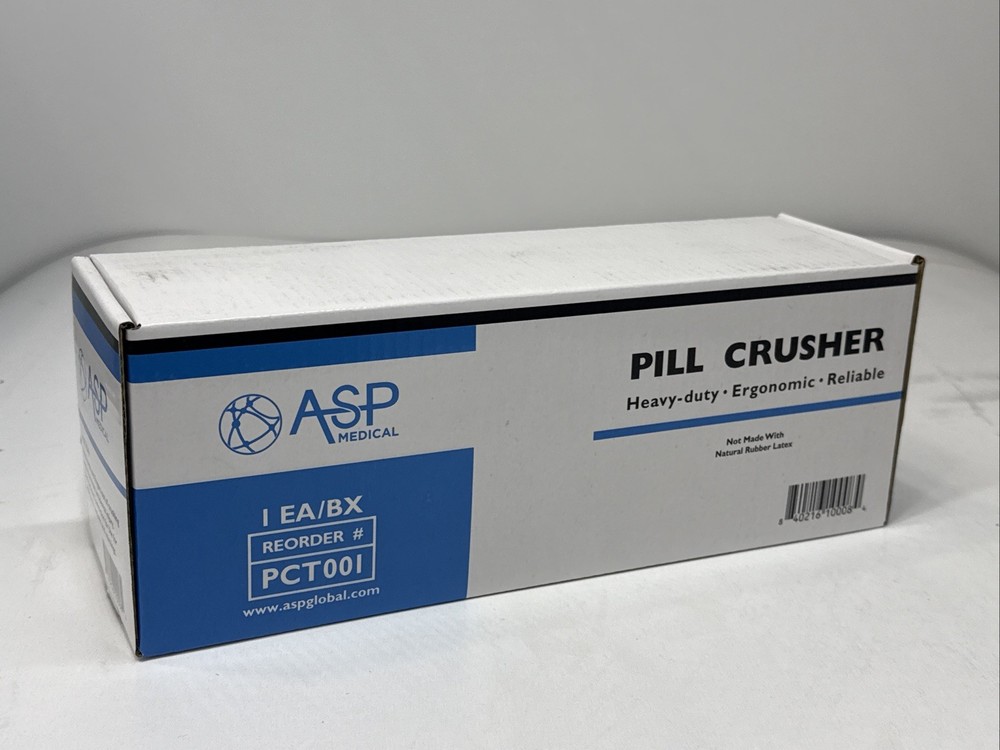 ASP Medical PCT001 Heavy Duty Pill Crusher | Ergonomic | Reliable