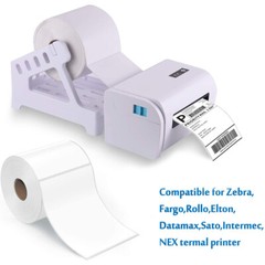 20 Rolls 4″x6″ 250 Direct Thermal Shipping Labels For Zebra Eltron ZP450 LP2844