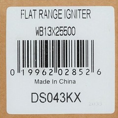 WB13X25500 for GE Gas Range Oven Igniter Glowbar