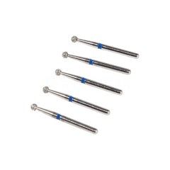 Dental Diamond Bur FG Round End Taper Football Flame Pear Coarse Fine High Speed