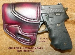 Gary C’s Avenger “XH” OWB Left Hand HOLSTER Sig Sauer P229 Heavy Leather