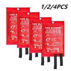 Emergency Fire Blanket Fiberglass Suppression Flame Retardant Home Fire Blanket