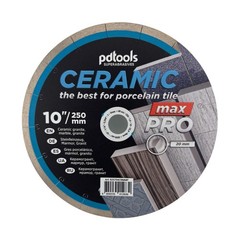 10″ Diamond Blade for Porcelain Tile – Max Pro 1.6mm – Tile Saw/Cutter