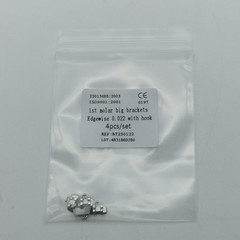 20Sets Dental 1st Brackets Molar Wide Big Bracket Orthodontic Roth MBT 022 Hooks